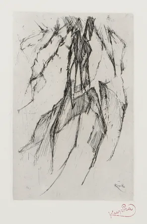 Etching Kupka - Fountain