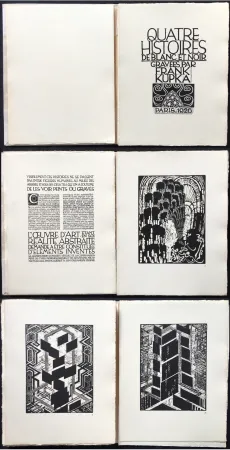 Illustrated Book Kupka - Quatre histoires de blanc et de noir (1926).