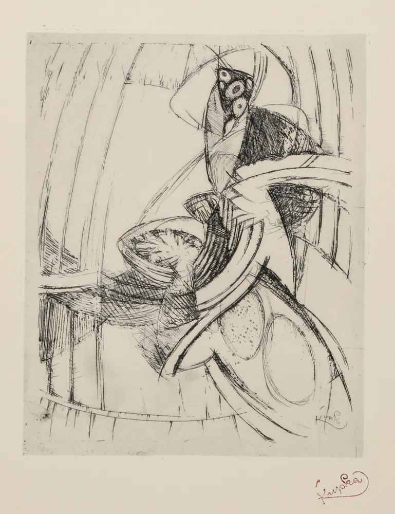 Etching Kupka - Sons de Cloches