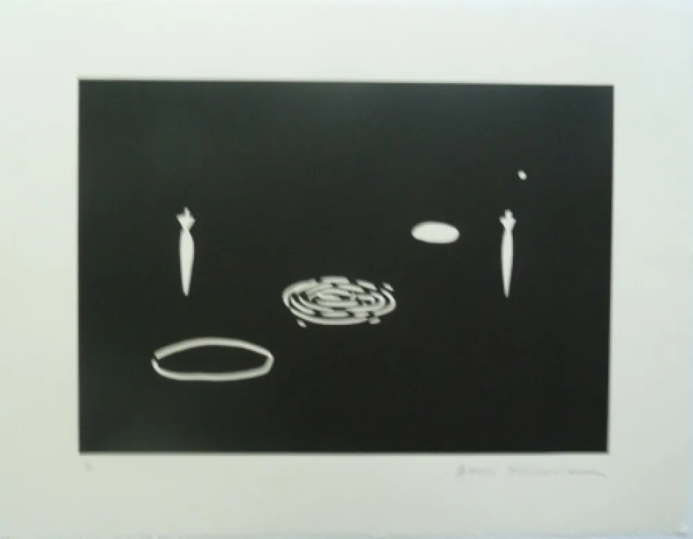 Lithograph Kuroda - Angel City II