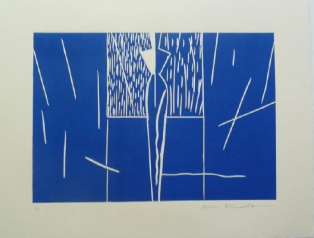 Lithograph Kuroda - Angel City III