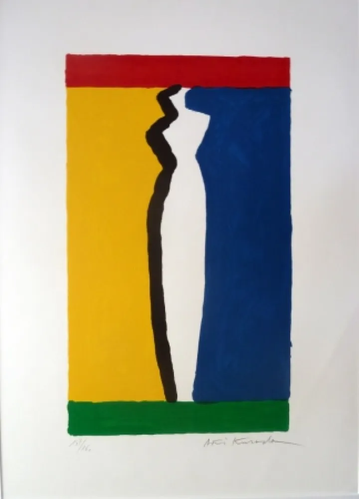 Lithograph Kuroda - Arjo '95
