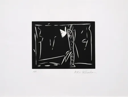 Linocut Kuroda - Futur antérieur I