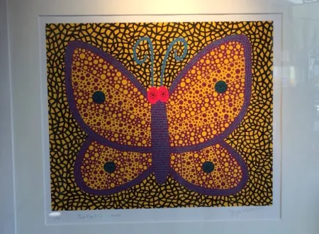 Screenprint Kusama - Papillon1
