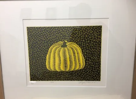Lithograph Kusama - Pumpkin