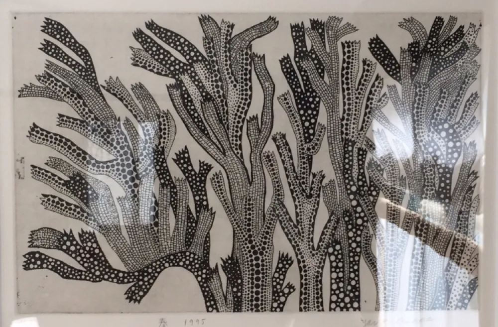 Etching Kusama - Spring