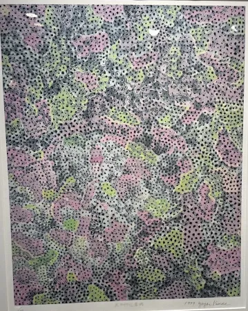 Screenprint Kusama - The flowringsilk road