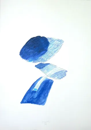 Screenprint La Pietra - Segni incisi