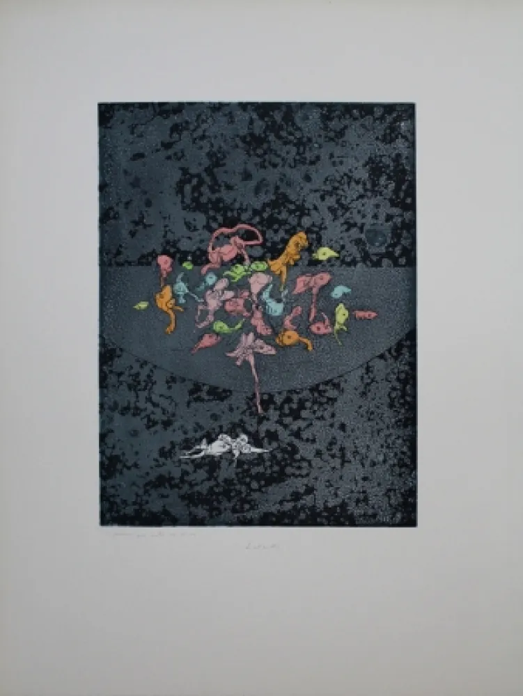 Etching And Aquatint Labarthe - Polémique entre ça et ça