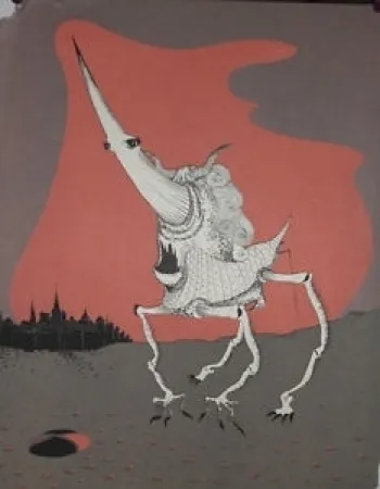 Lithograph Labisse - Histoire naturelle