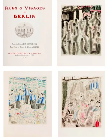 Illustrated Book Laborde - RUES ET VISAGES DE BERLIN. Ex avec suite (36 gravures) (1930)