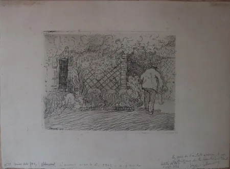 Engraving Laboureur - L'Arrosoir