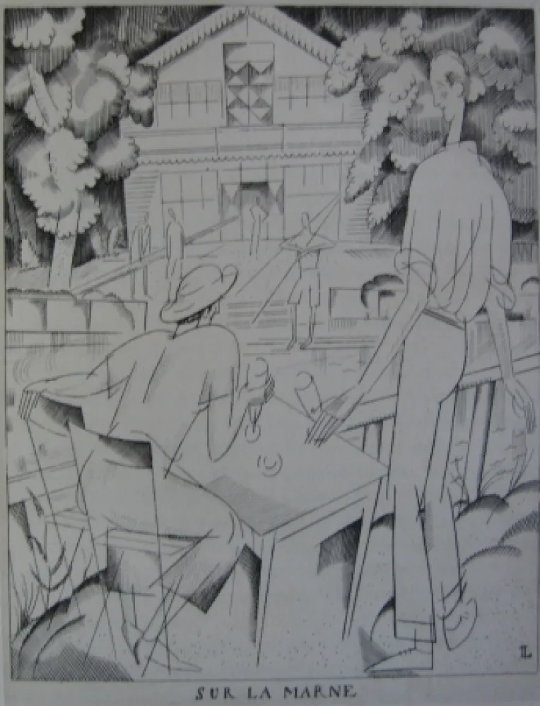 Engraving Laboureur - Sur la Marne