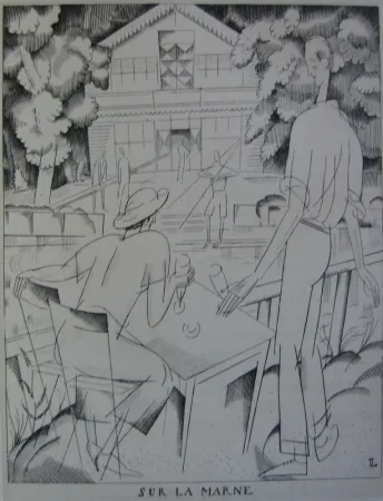 Engraving Laboureur - Sur la Marne