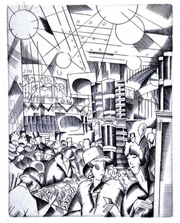 Illustrated Book Laboureur - Tableaux contemporains:  Tableau des Courses, de la Boxe, de la Venerie, de l'Amour Venal, des Grands Magasins, de la Mode, de l'Au-Delà, du Palais, de la Bourgeoisie