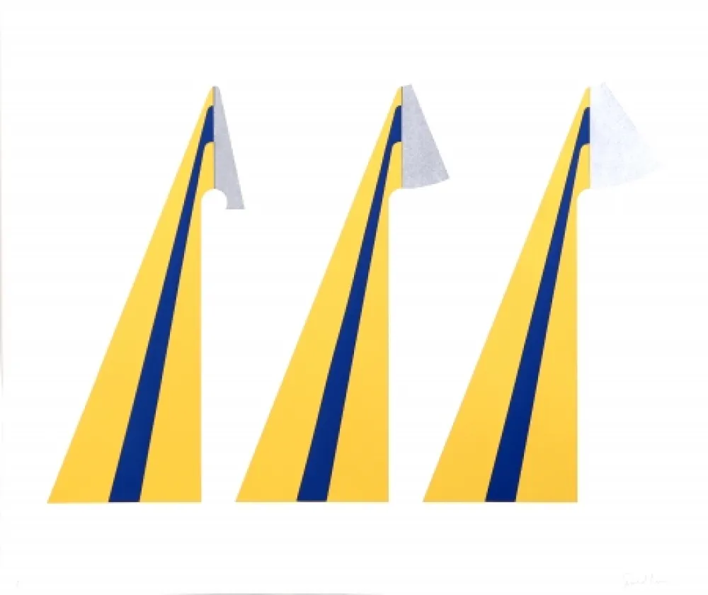 Screenprint Laing - Triple from 11 Pop Artists Vol. III