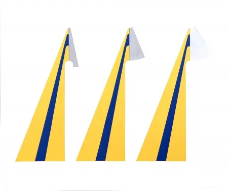 Screenprint Laing - Triple from 11 Pop Artists Vol. III