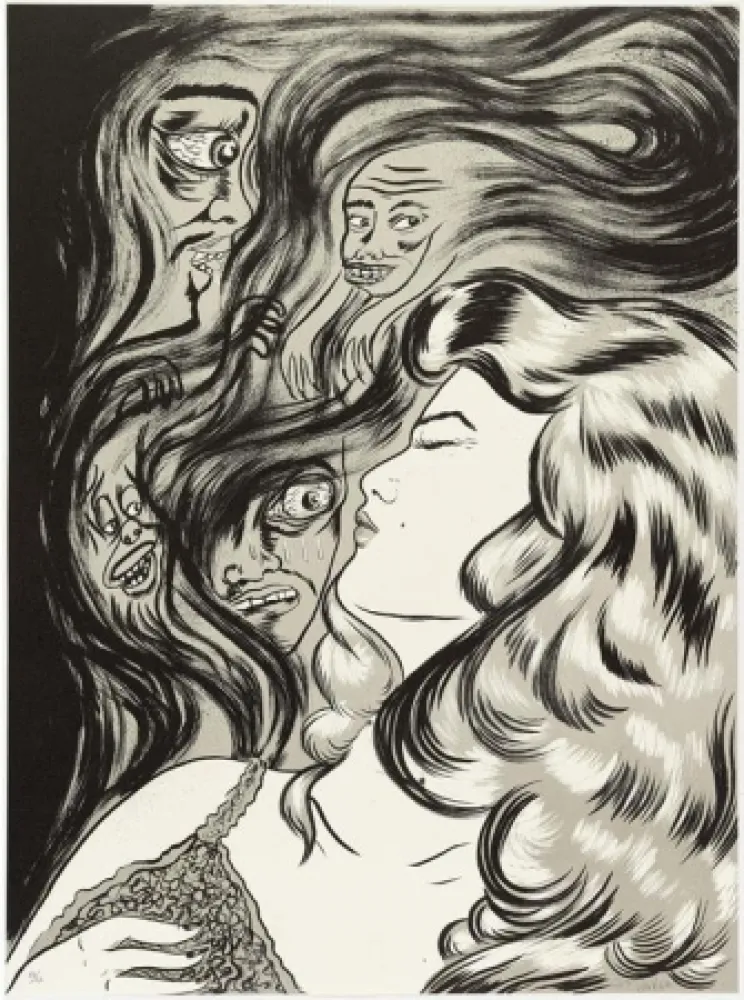 Lithograph Lakra (Dr.) - Sans titre 1