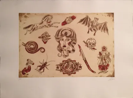 Etching Lakra (Dr.) - Untitled, #1