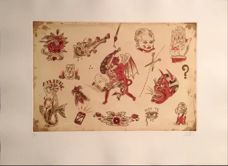 Etching Lakra (Dr.) - Untitled, #10