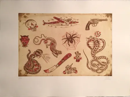 Etching Lakra (Dr.) - Untitled, #2