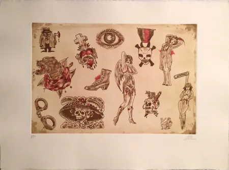 Etching Lakra (Dr.) - Untitled, #3