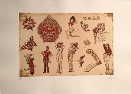 Etching Lakra (Dr.) - Untitled, #4