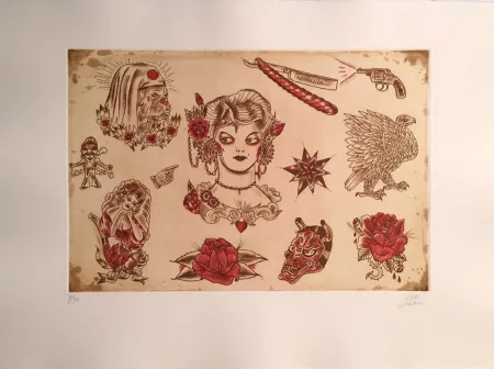 Etching Lakra (Dr.) - Untitled, #5