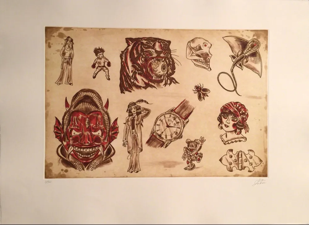 Etching Lakra (Dr.) - Untitled, #6