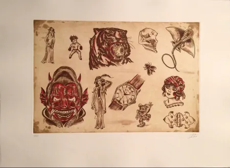 Etching Lakra (Dr.) - Untitled, #6