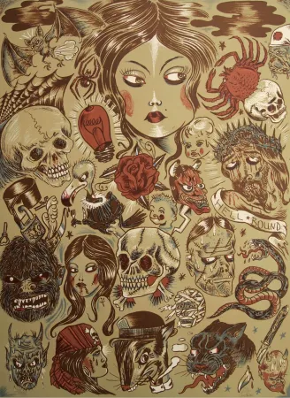 Lithograph Lakra (Dr.) - Untitled