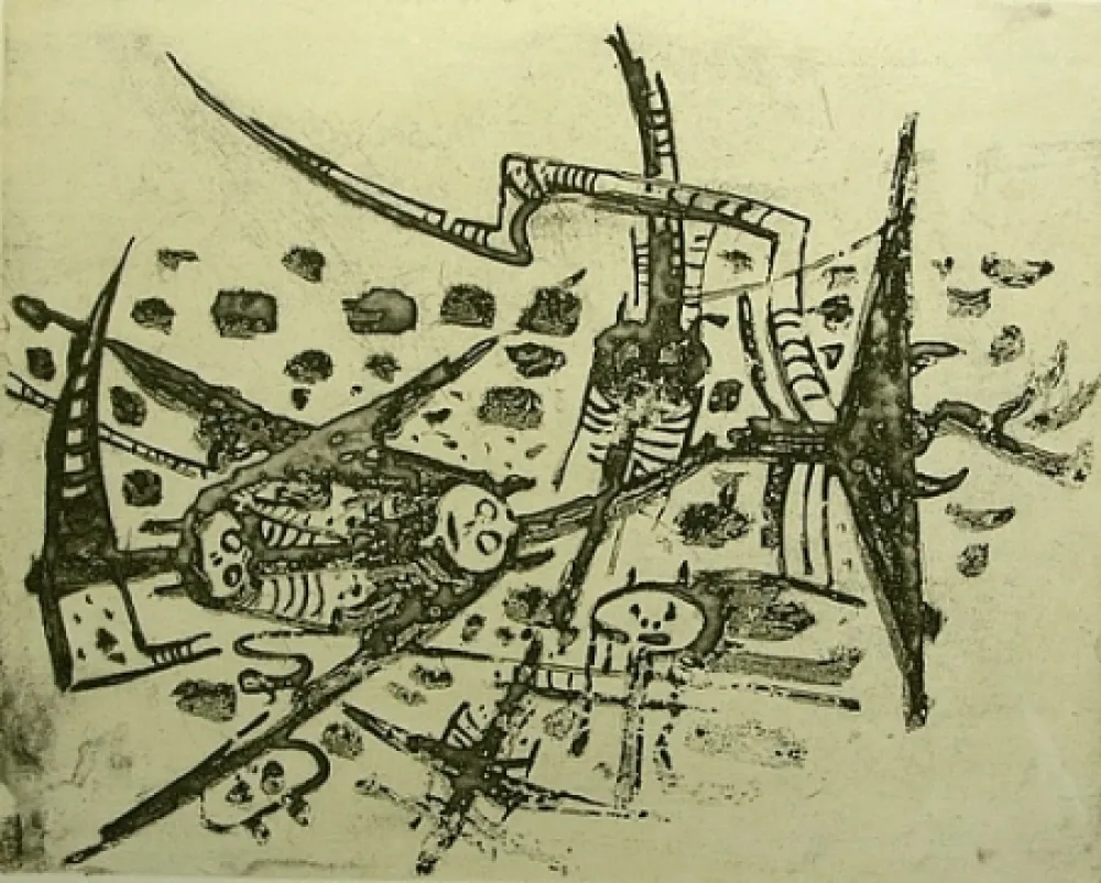 Etching Lam - Au galop, au galop n'est pas rose