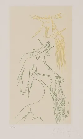 Etching Lam - Composición Surrealista