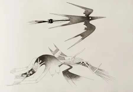 Illustrated Book Lam - Contre une maison sèche (8 gravures)