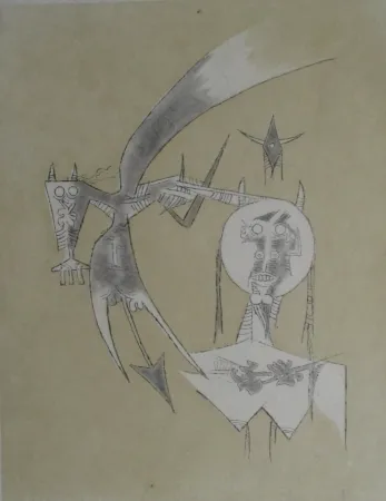 Aquatint Lam - De Scève à Diane