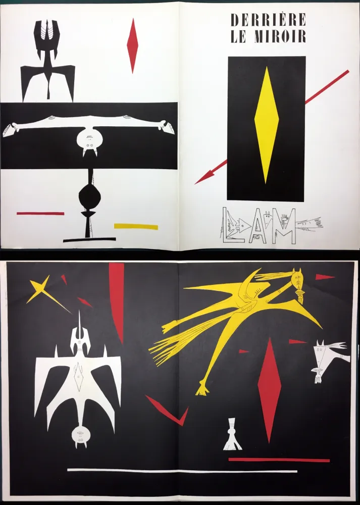 Illustrated Book Lam - DERRIÈRE LE MIROIR N° 52. Wifredo LAM. Janvier 1953.