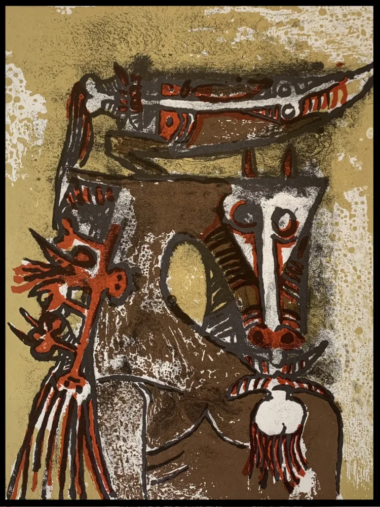 Lithograph Lam - Double personnages 