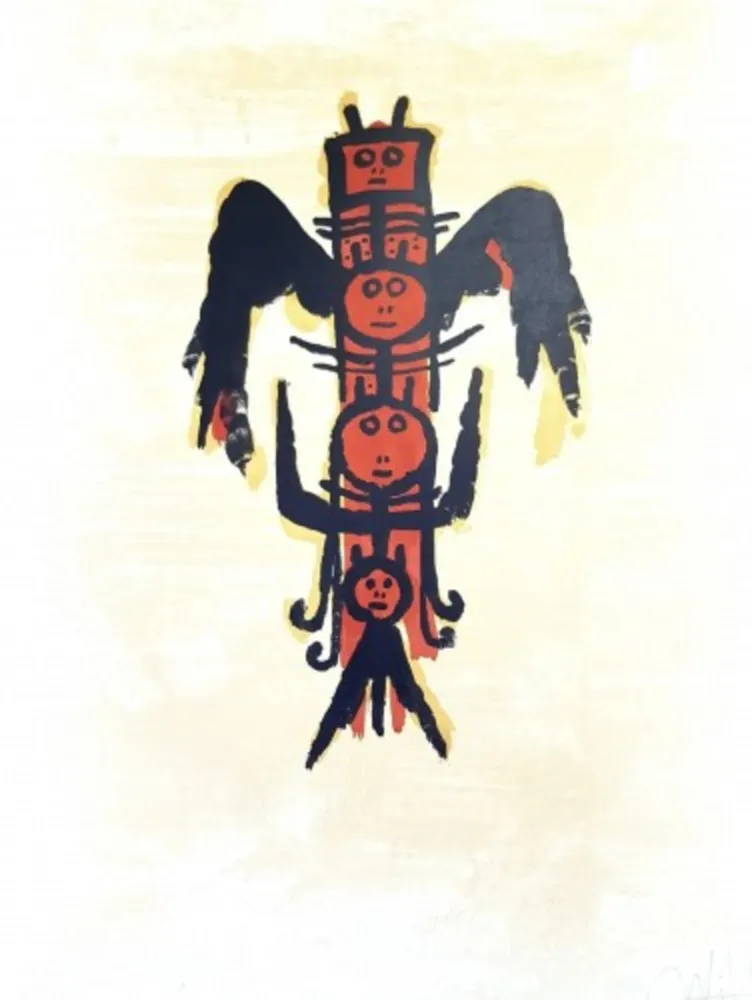 Lithograph Lam - El ultimo viaje del buque fantasma