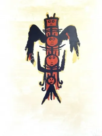 Lithograph Lam - El ultimo viaje del buque fantasma