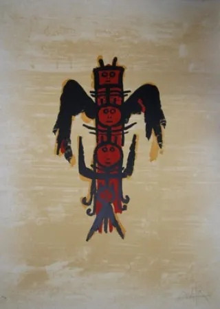 Lithograph Lam - EL ÚLTIMO VIAJE DEL BUQUE FANTASMA