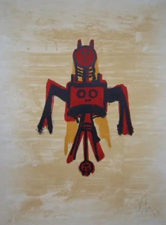 Lithograph Lam - EL ÚLTIMO VIAJE DEL BUQUE FANTASMA