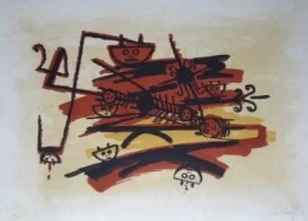 Lithograph Lam - El ultimo viaje del buque fantasma