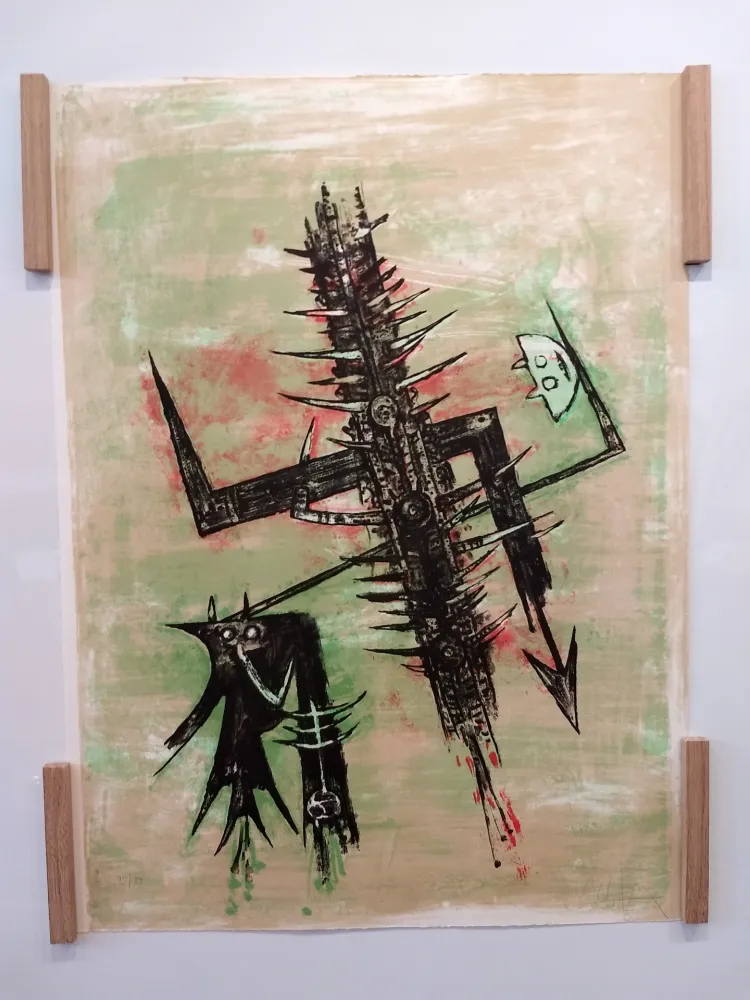 Lithograph Lam - Hommage a Picasso