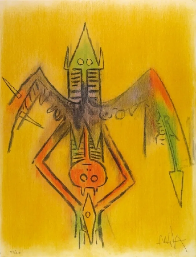 Lithograph Lam - Innocence, from Pleni Luna 