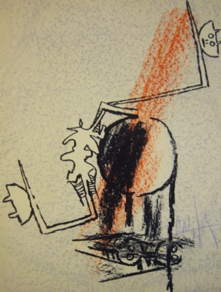 Lithograph Lam -  Le monde de l'art n'est pas le monde du pardon