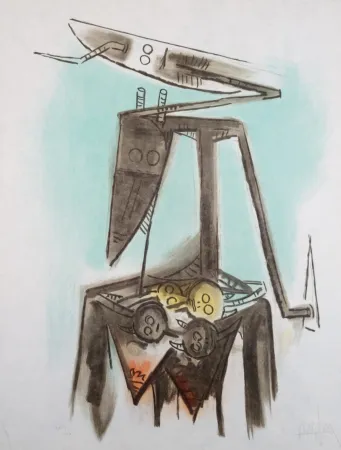 Lithograph Lam - Le regard vertical 2