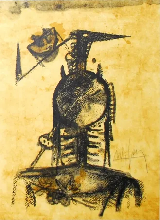 Lithograph Lam - Les amis