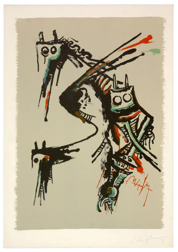 Lithograph Lam - Salon de Mai