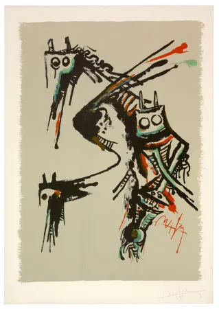 Lithograph Lam - Salon de Mai