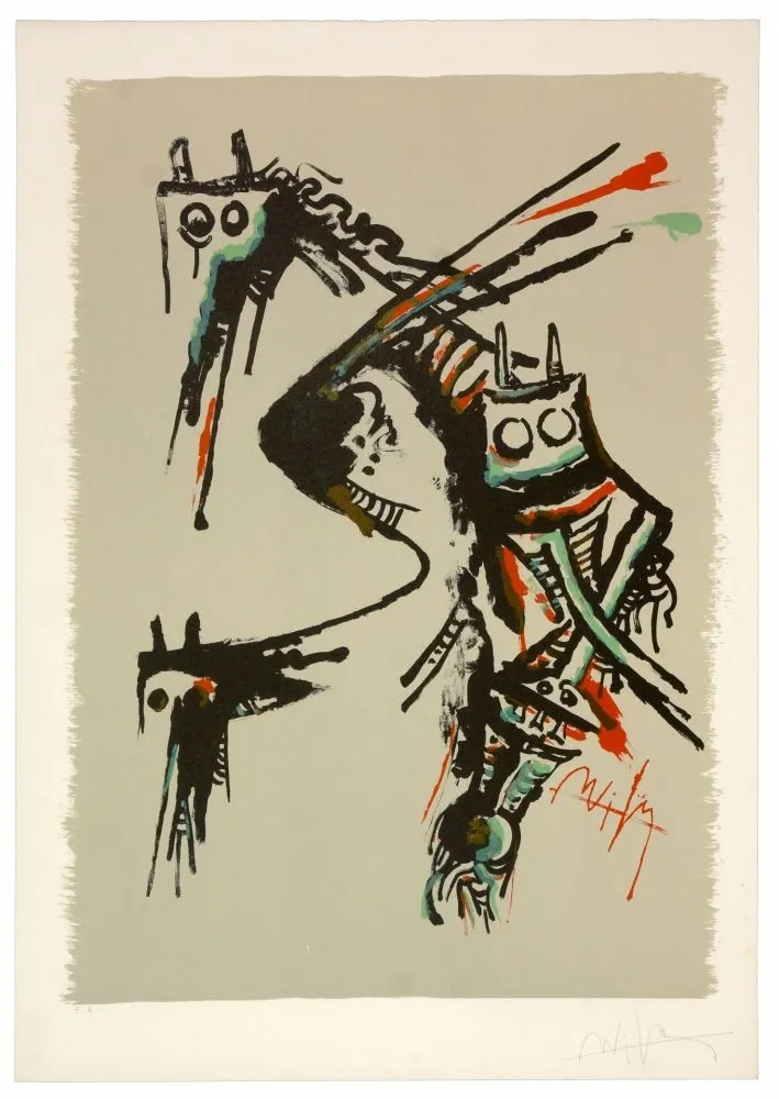 Lithograph Lam - Salon de Mai